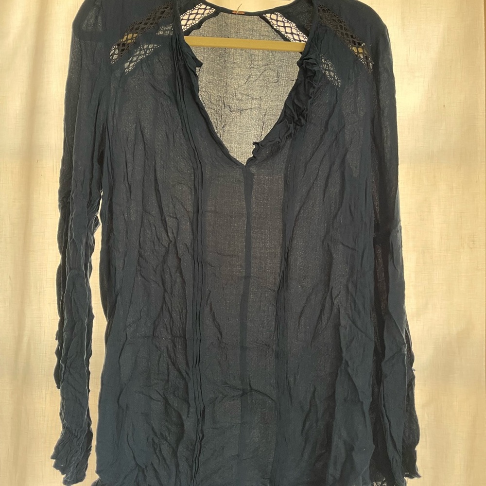 Free people navy blue tunic
